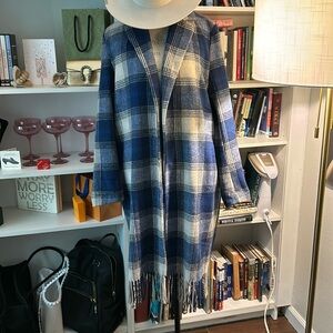 Z Supply Ynez Fringe Coat - EUC